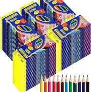 Humyoun 1800 Count Colored Pencils Bulk 150 Pack Colored Pencils 12 Vibrant Colors Pre-sharpened Coloring Pencils for Adults Back to School Gifts for Teachers, Classroom Prizes, Drawing Art Supplies
