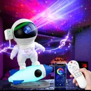 Astronaut Star Galaxy Projector Night Light, Timer and APP&Remote Control,Blu...