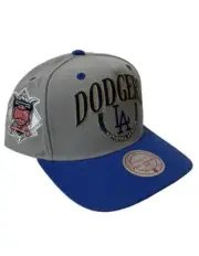 Mitchell & Ness Los Angeles Dodgers Crown Jewels Men’s SnapBack Hat - Grey/Blue