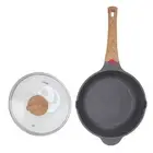 BLACK FRYING PAN 24CM