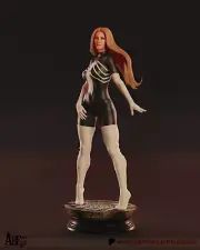 Julia Carpenter (Spider-Woman) Statue 3D Print Unpainted/Unassembled