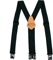 [MELOTOUGH] Belt Clip suspenders Men Perry suspenders with 2 inch width,non-metal suspenders for casual dress,work place