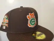 Chicago Cubs New Era Waving Bear Logo Size 7 3/8 1990 ASG Patch Jarritos Soda