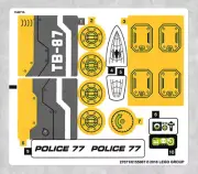 2016 LEGO Spider-Man: Doc Ock's Tentacle STICKER SHEET ONLY NEW (27071/6155067)