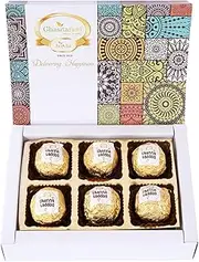 Jaiccha Ghasitaram Channa Laddoos 6pcs|Diwali Gift,Holi,Rakhi,Valentine,Christmas,Birthday,Anniversary,Her,Him|