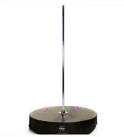 X-STAGE Standard 40mm Chrome Spinning Static Dance Exercise X Pole Podium Set