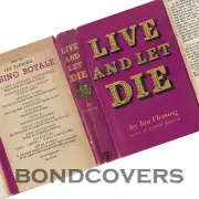 LIVE AND LET DIE first edition REPRODUCTION DUSTJACKET IAN FLEMING 007 Facsimile