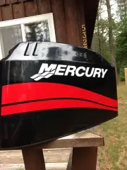 Mercury BigFoot four stroke Outboard decals 25 - 250 must send what hp you want!