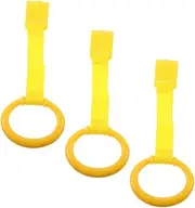 KOMBIUDA Pull up Rings Set 3pcs Toddler Rings Enhance Coordination and Motor Skills