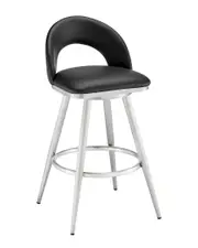 Armen Living Lottech Swivel Bar Stool