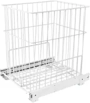 Rev-A-Shelf HRV-1520 S Value Line 14-3/4"W Pull Out Wire Frame - White