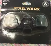 Disney STAR WARS Erasers Set of 3 StormTrooper - Darth Vader - Boba Fett New