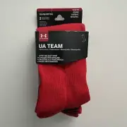 Under Armour Kids Youth Red Over-the-Calf Socks 2 Pairs Size YLG