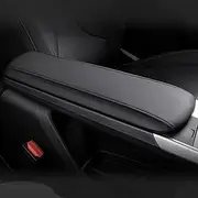 DAJJDDEM Fit for BMW X1 U11 2023 2024, Center Console Cover, Leather Middle Console Cover, Non-Slip Car Armrest Cover, Black