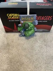 marvel standee pack- hulk, captain marvel (new), avengers (new) lootcrate
