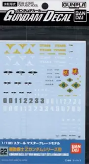 Bandai Spirits Gundam Decal GD22 MG 1/100 Multiuse - Zeta "Mobile Suit Zeta"