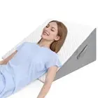 Bed Wedge Pillow for Sleeping,12Inch Elevated Wedge Pillow for Sleep Apnea, F...