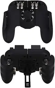 Mobile Game Controller for PUBG Mobile Controller, Joystick Remote Grip Aim Keys for for Phones Under 6.5inch, Cellphone Gamepad Accessories, with Cooling Fan