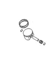 Piston Diameter 54 MM Chainsaw Models MS500i Original Stihl 11470302003