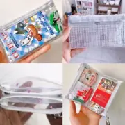 Transparent Wallet Card Holder Zipper Coin Purse New PVC Storage Bag