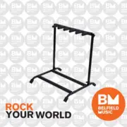 Gator Frameworks RI-GTR-RACK5 Rok-It Collapsible Guitar Rack Stand Holds 5