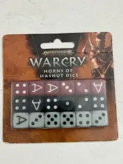 Warhammer Warcry Horns of Hashut Limited Edition Dice Set BRAND NEW SEALED OOP