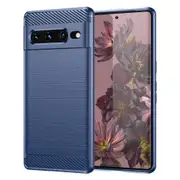 MCC Slim Google Pixel 7 Pro 5G Shockproof Soft Carbon Case Cover Skin 7Pro [Dark Blue]