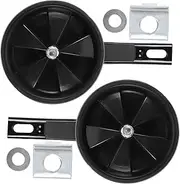 TOGEVAL 1 Pair Replacement Training Wheels for Bikes Versatile Stabiliser for Bicycles Easy Installation Stronger Bracket Wheels Enhance Balance Confidence for Young Riders