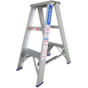 Indalex 0.9m 180KG Pro Series Industrial Aluminium Double Sided Step Ladder