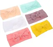 BESPORTBLE 6Pcs Girl Headbands Cute Elastic Bow Hairbands for Fashionable Hair Accessories for Boy Girl for Dress