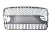 RS style Honeycomb Chrome grills front mesh grill for AUDI A4 B7 04-08 (for: Audi)