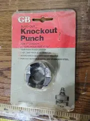 Gardner Bender Slug-Out 1" Conduit Knockout Punch KD1000B 1-11/32" Diameter B12