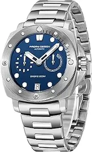 [CEYADG] Pagani Design Watches for Men Automatic Mechanical Watch, 200M Waterproof Sapphire Glass Wristwatch, Mens Sports Casual Watch with Nylon Strap