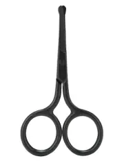 Nose Hair Scissors, Rounded Tip Trimming Scissors, Stainless Steel Eyebrows