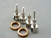 Vintage Tamiya FWD FF01 CC01 TA02 TA02SW Front Diff Joints & Wheel Axle Set NEW!