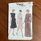 UNCUT Vogue Dress Pattern 8183 Size 14 Vintage