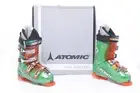 Atomic SX11 Supercross Ski Boots size 26.5 Green Orange 11 Flex index
