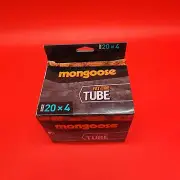 Mongoose Bike Tube for Fat Tire Bicycles Schrader Valve 20 x 4 inch Black New