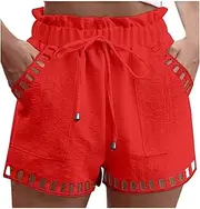 [Generic] Womens Shorts High Waisted Running Lightweight Outdoor Shorts Spring Outfits for Yoga Lounge Running