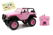 Girlmazing Big Foot Jeep Pink Kids Toy for Girls R/C Vehicle 1:16 Scale Age 3+.