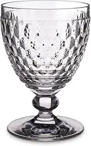 Boston Wine Goblet Box Set of 4 by Villeroy & Boch - Dishwasher Safe Claret Clear