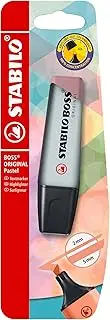 STABILO Textmarker - BOSS Original Pastel - Einzelstift - seidengrau