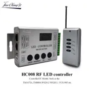 HC008 RF Remote WS2811 RGB LED Controller Max Control 2048 Pixels 133 Modes
