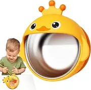 Generisch Baby Bowls with Suction Cups, Cartoon Noodle Container, Removable Stainless Steel, Removable Silicone Feeding Bowl for Children Over 6 Months