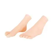 Feet Model Sock Display Manikin Feet PVC Realistic for Nail Retail Jewerly