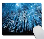 Gaming Mousepad Psychedelic Starry Night Mouse pad, Fantastic Galaxy Landscap...