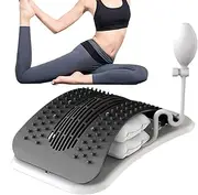 Back Stretcher for Lower Back | Spine Decompressor Massager Board - Ergonomic Lumbar Support, Comfortable Traction Equipment for Home Gym Workout