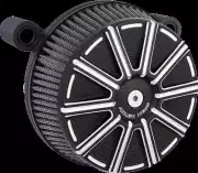 AN Big Sucker Stage1 Air Filter Kit w Cover 10g Blk Night Train 99-09