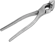 [ANKROYU] Leather Edge Adjustment Flattening Pliers, Trimming Scissors, Flat Pliers, DIY Leather Craft Accessories, Suitable for Belts and Bags