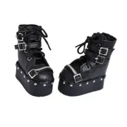 High Top Boots Stylish 1:4 Scale for 18" Doll Model Female Action Figures
